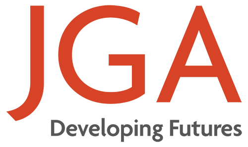j g a logo